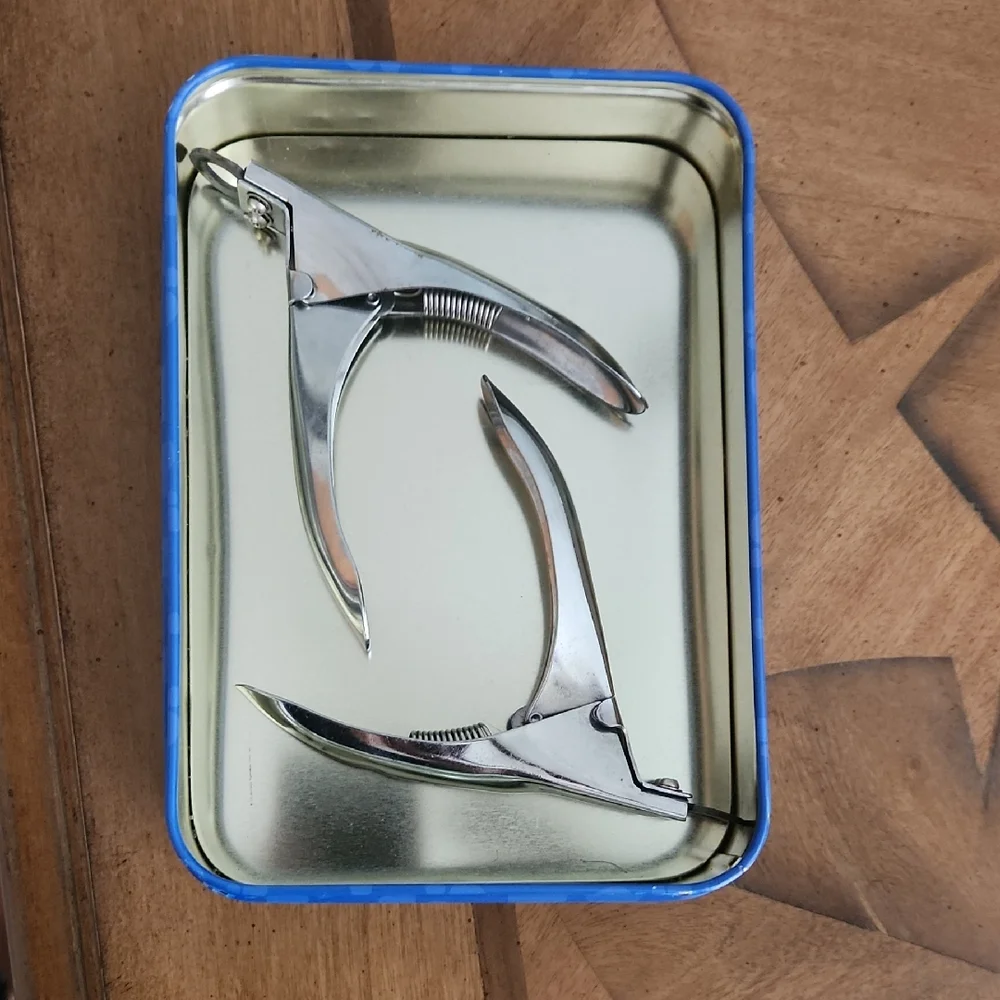 Silver Nail Clippers Set